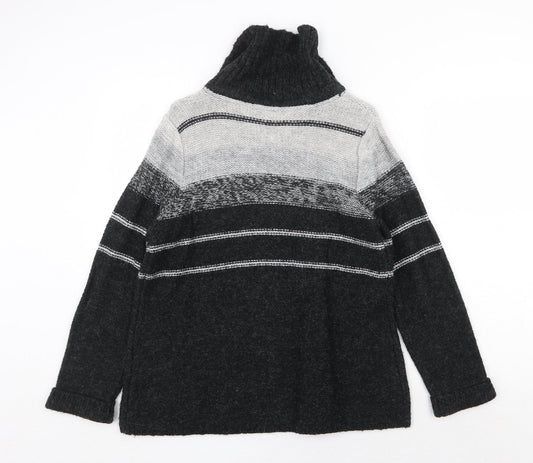 Womens UK Size S Bonmarché Grey Cardigan Jumper