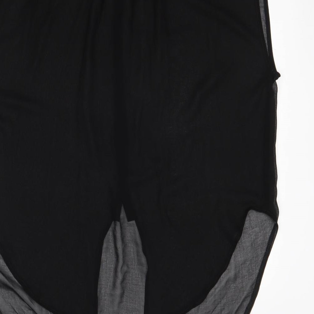 Womens UK Size 14 Atmosphere Black Basic Blouse