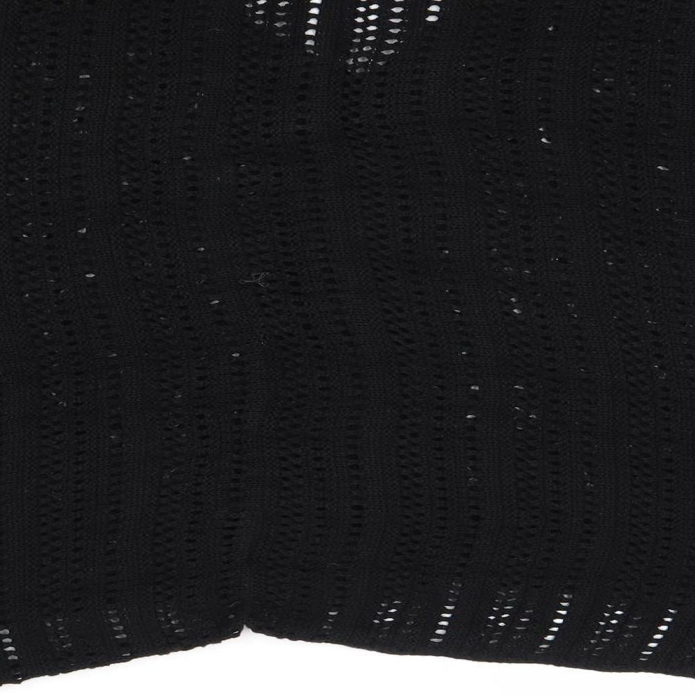 Gap Womens Black V-Neck Acrylic Pullover Jumper Size S - Poncho