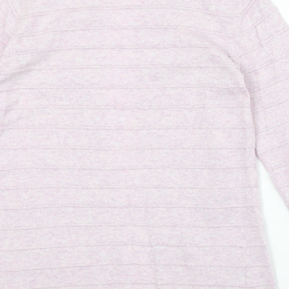 Womens UK Size S CC Pink Cardigan Jumper
