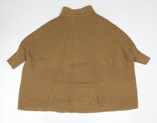 Womens UK Size XS H&M Brown Pullover Jumper