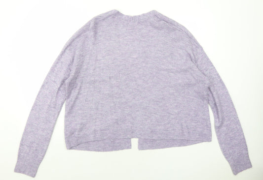 Womens UK Size S H&M Purple Cardigan Jumper