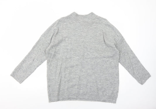Womens UK Size M Peacocks Grey Pullover Jumper