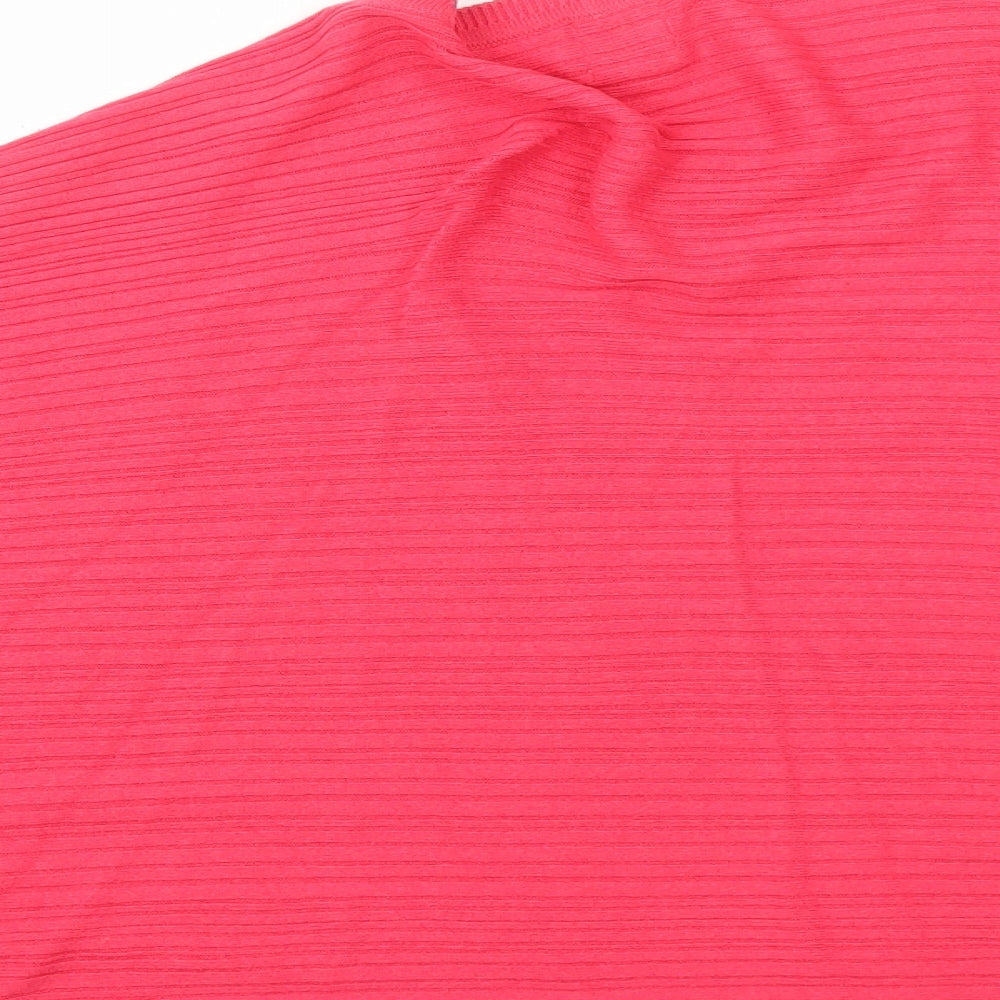 Womens UK Size S River Island Pink Pullover Jumper
