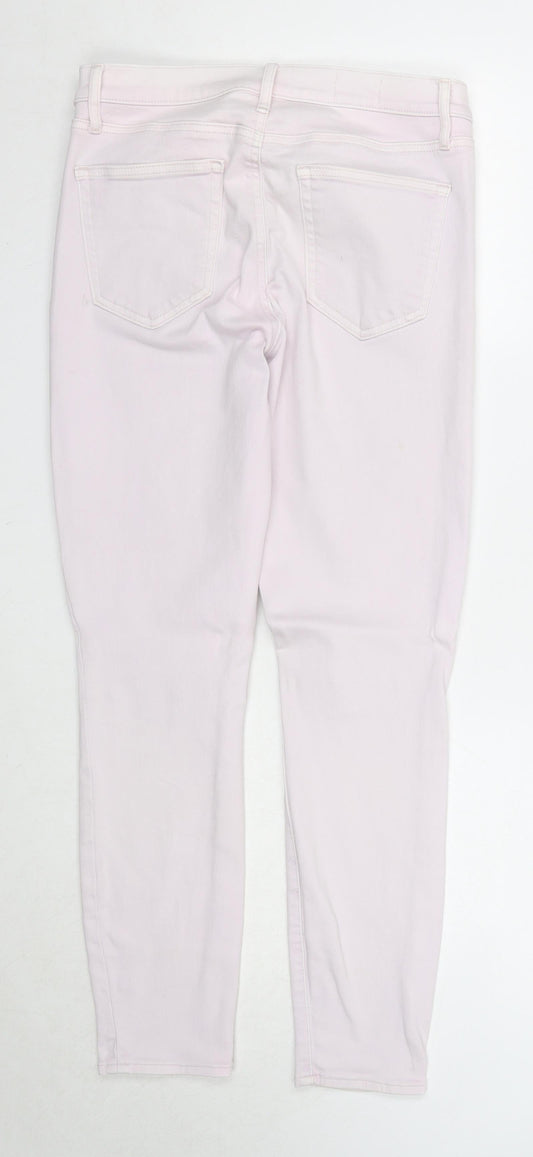Gap Womens Purple Cotton Skinny Jeans Size 28 in Regular Zip