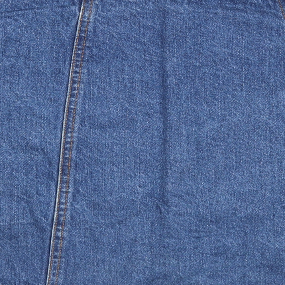 Womens UK Size S Cooperative A-Line Denim Skirt