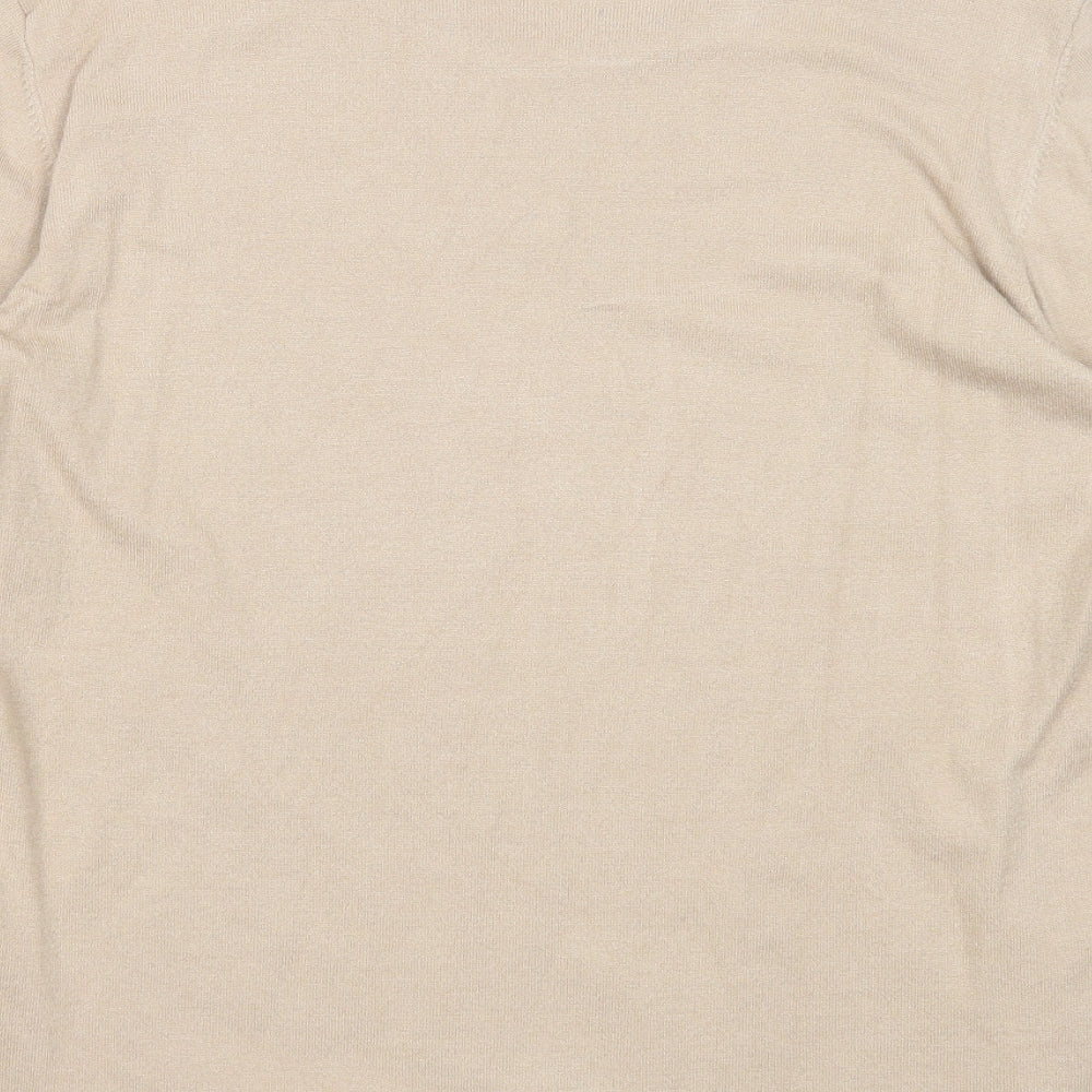 Womens UK Size L Paramour Beige Pullover Jumper