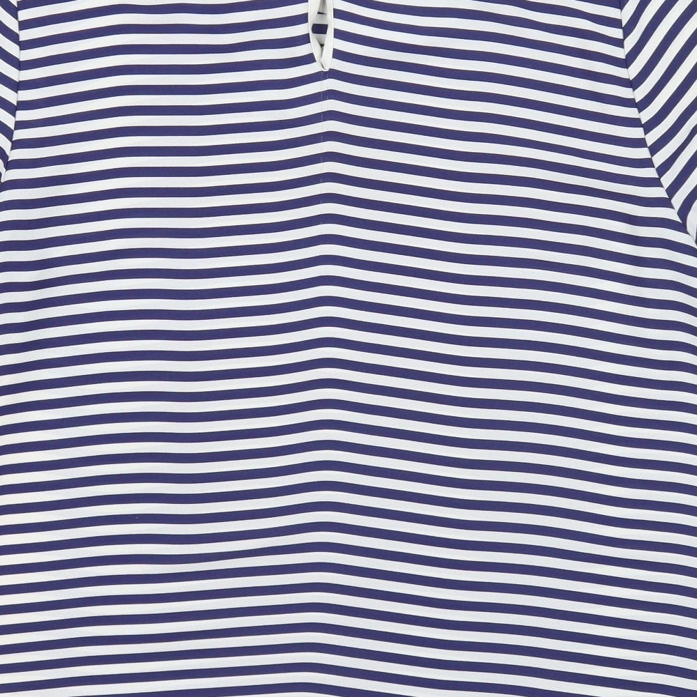 Womens UK Size 14 Oasis Blue Basic T-Shirt