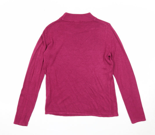 Womens UK Size 8 Bonmarché Purple Pullover Jumper