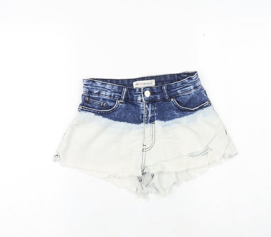Womens UK Size 8 H&M Regular Fit Cut-Off Shorts