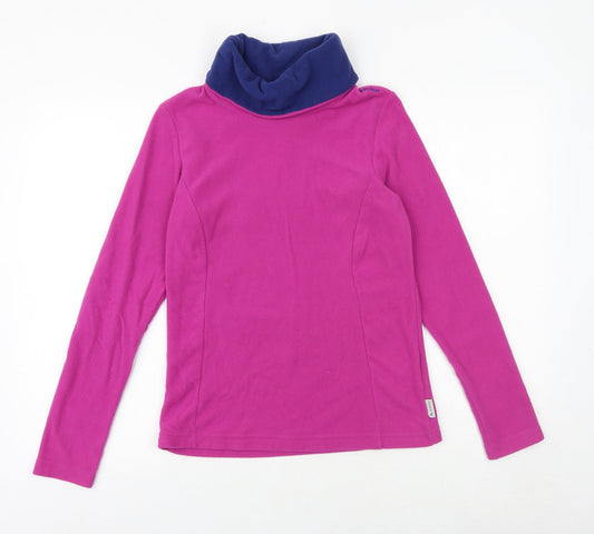 Decathlon Womens Pink Polyester Pullover Sweatshirt Size XS Pullover