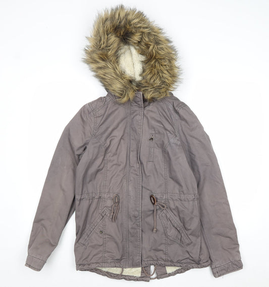 Womens UK Size 8 Divided by H&M Grey Jacket