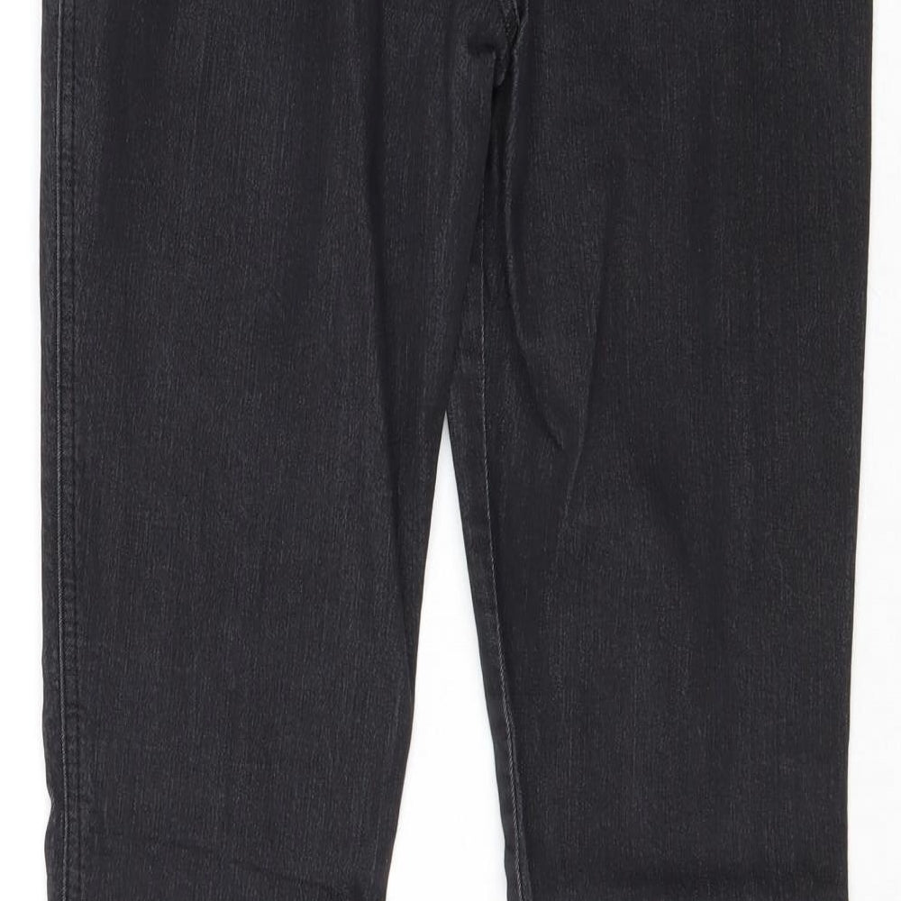 Dorothy Perkins Womens Black Cotton Jegging Jeans Size 12 Regular