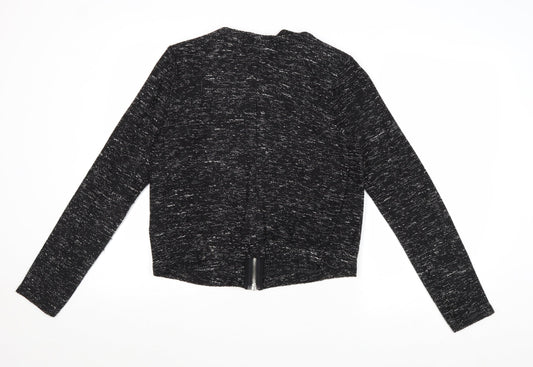Gina Tricot Womens Black Jacket Blazer Size M Zip