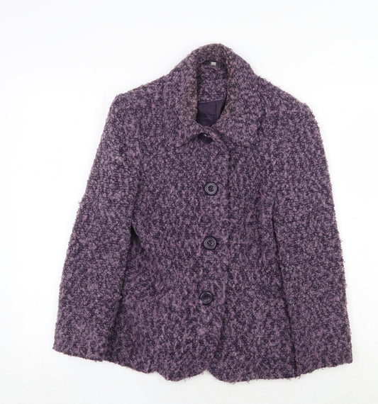 Womens UK Size 10 EWM Purple Jacket