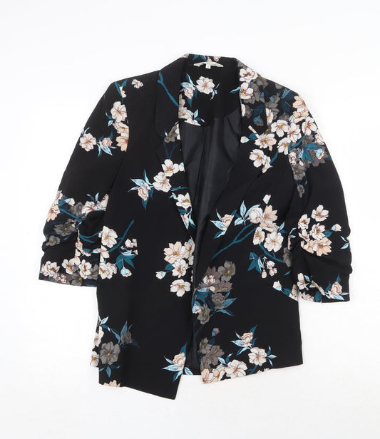 Womens UK Size 8 Peacocks Black Jacket