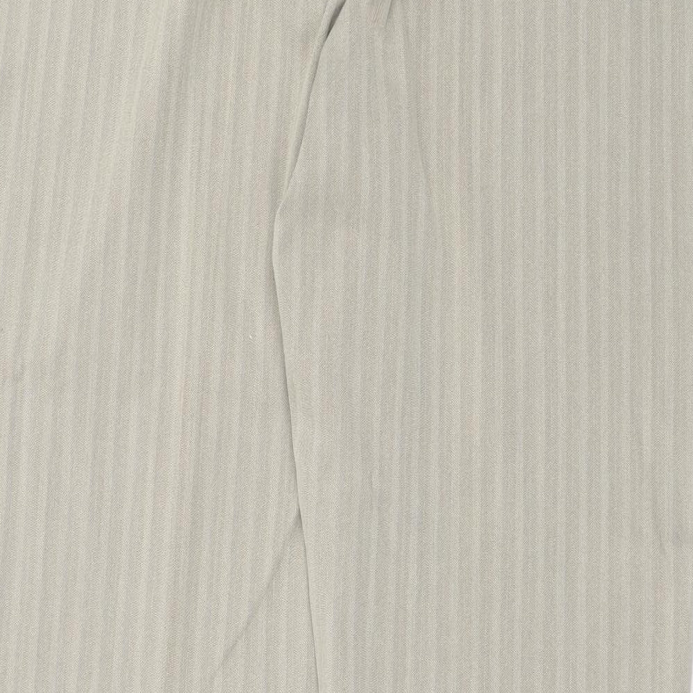 Womens UK Size 40 in South Regular Fit Dress Pants Beige Trousers