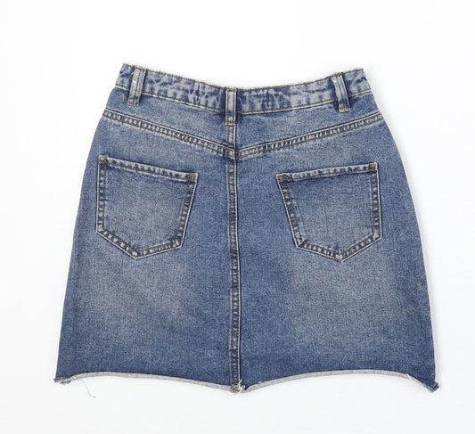 Womens UK Size 6 Denim & Co. A-Line Denim Skirt