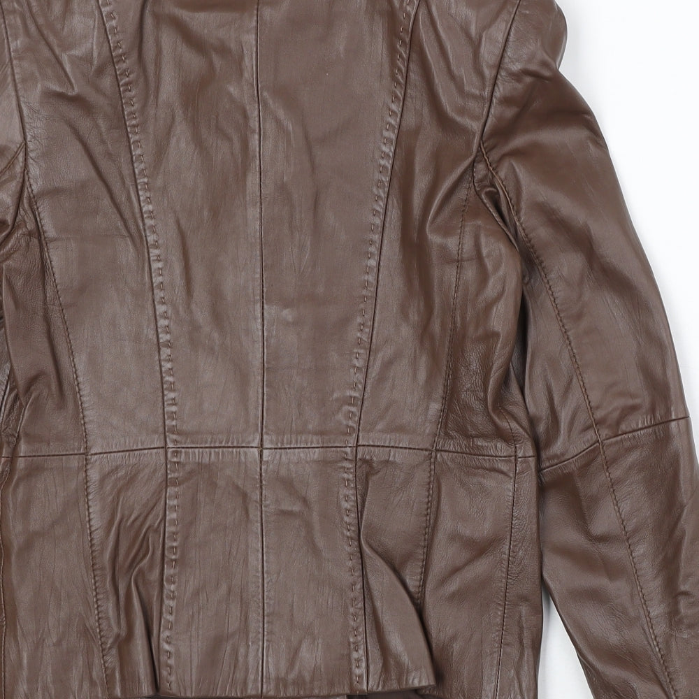 Gerry Weber Womens Brown Jacket Size 8 Button