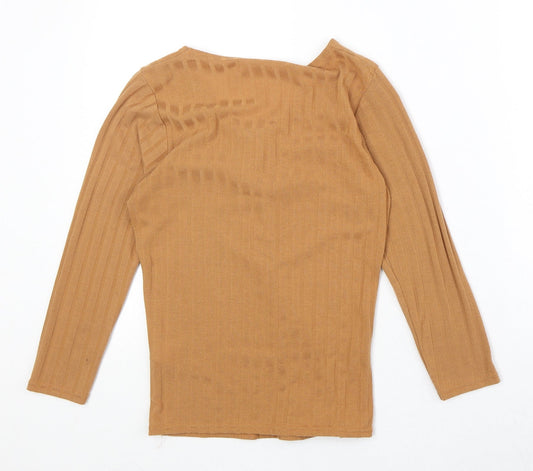 Womens UK Size S Pins & Needles Orange Basic Blouse