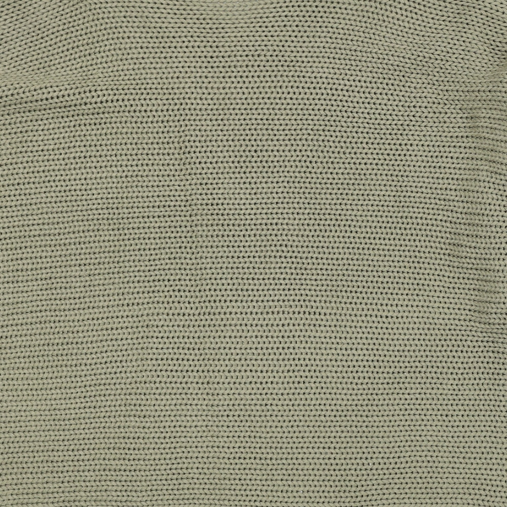 Womens UK Size M Noisy may Green Pullover Jumper