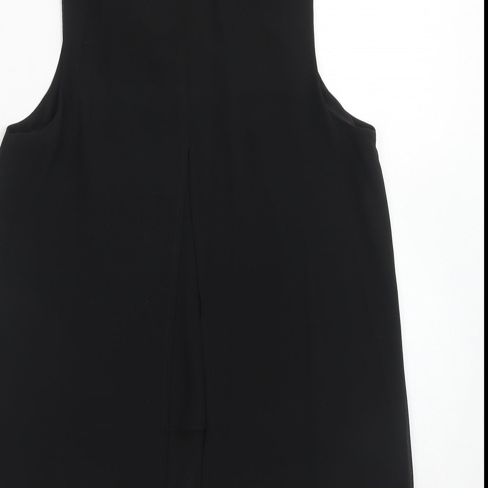 Womens UK Size 8 New Look Black Basic Blouse