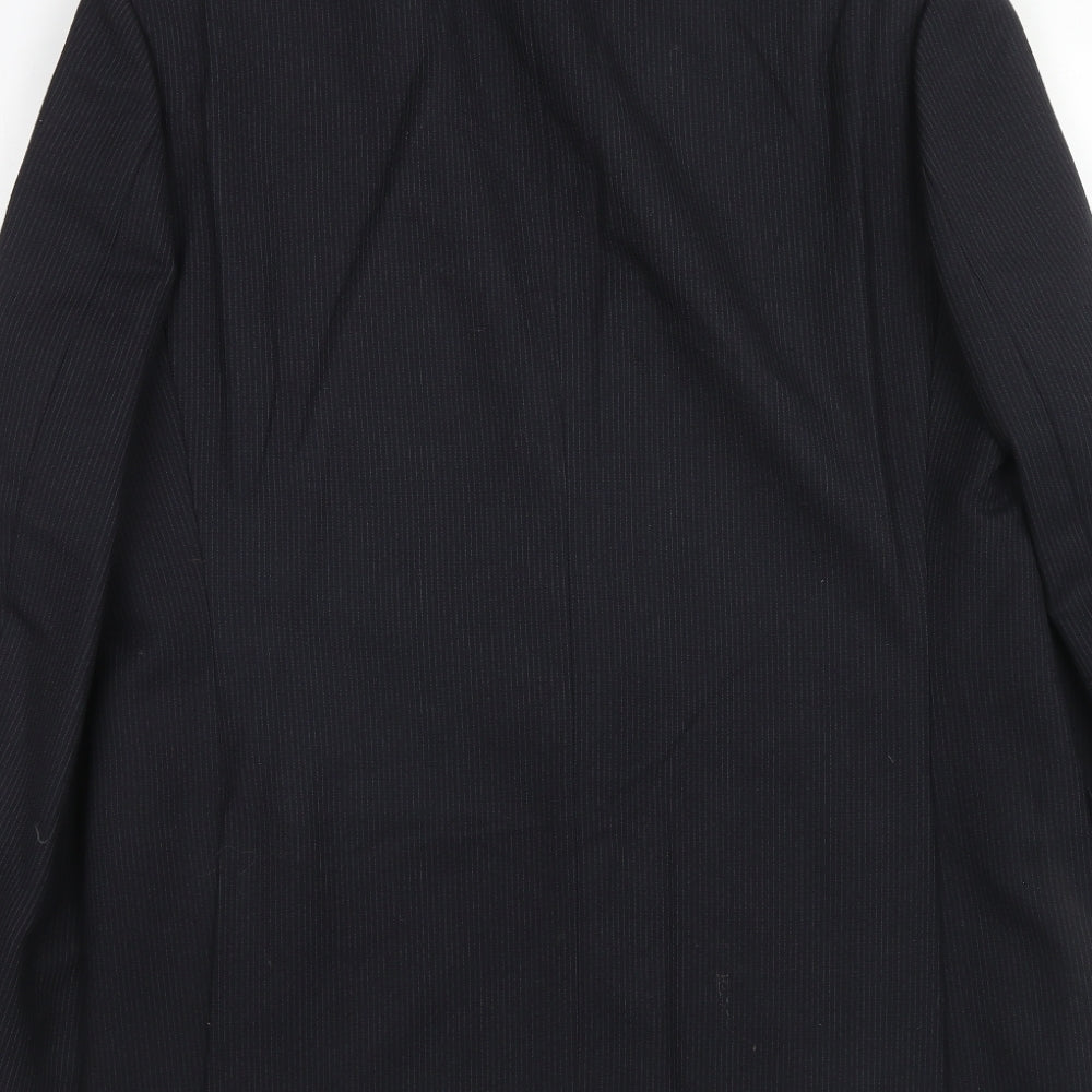 Mens UK Size 42 St Michael Regular Black Suit Jacket