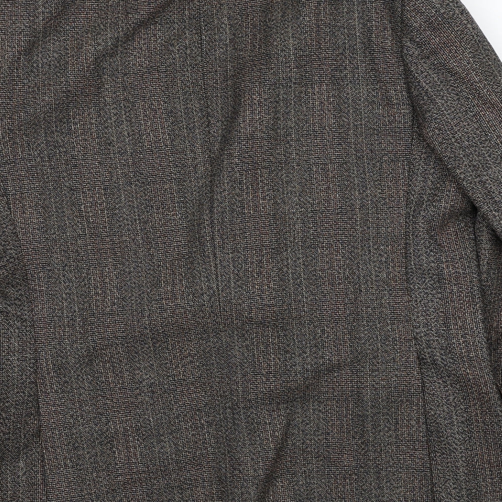 Mens UK Size 40 Preworn Regular Brown Suit Jacket
