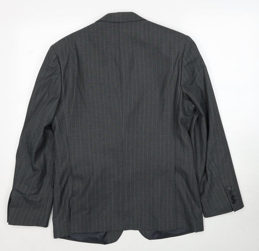 Mens UK Size 38 Burton Regular Grey Suit Jacket