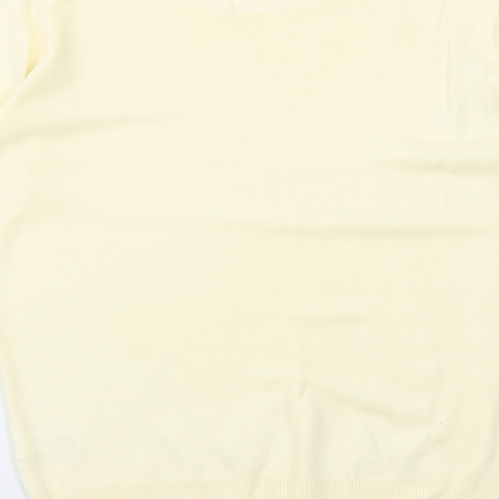 Womens UK Size 8 Marks and Spencer Yellow Pullover Jumper
