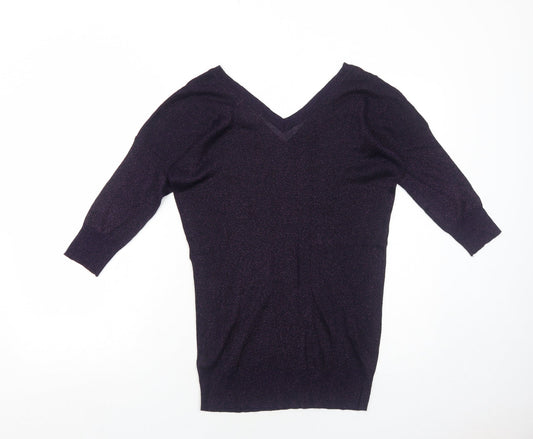 Womens UK Size 8 NEXT Purple Pullover Jumper