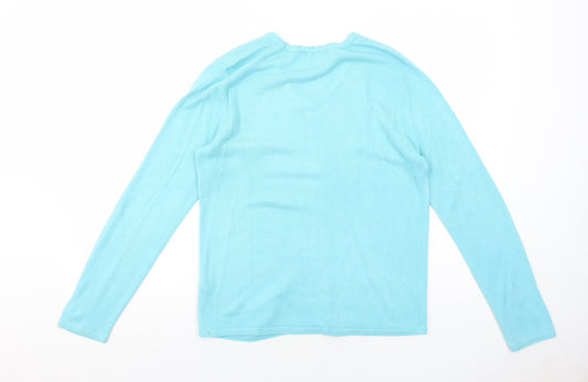 Womens UK Size S Bonmarché Blue Pullover Jumper
