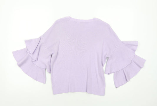 Womens UK Size 6 River Island Purple Pullover Jumper