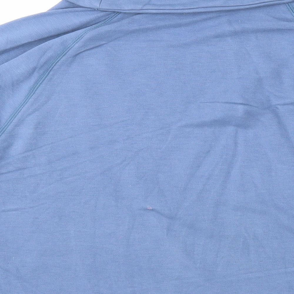Old Navy Womens Blue Viscose Pullover Sweatshirt Size L Pullover