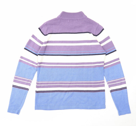 Womens UK Size 10 EWM Multicoloured Pullover Jumper