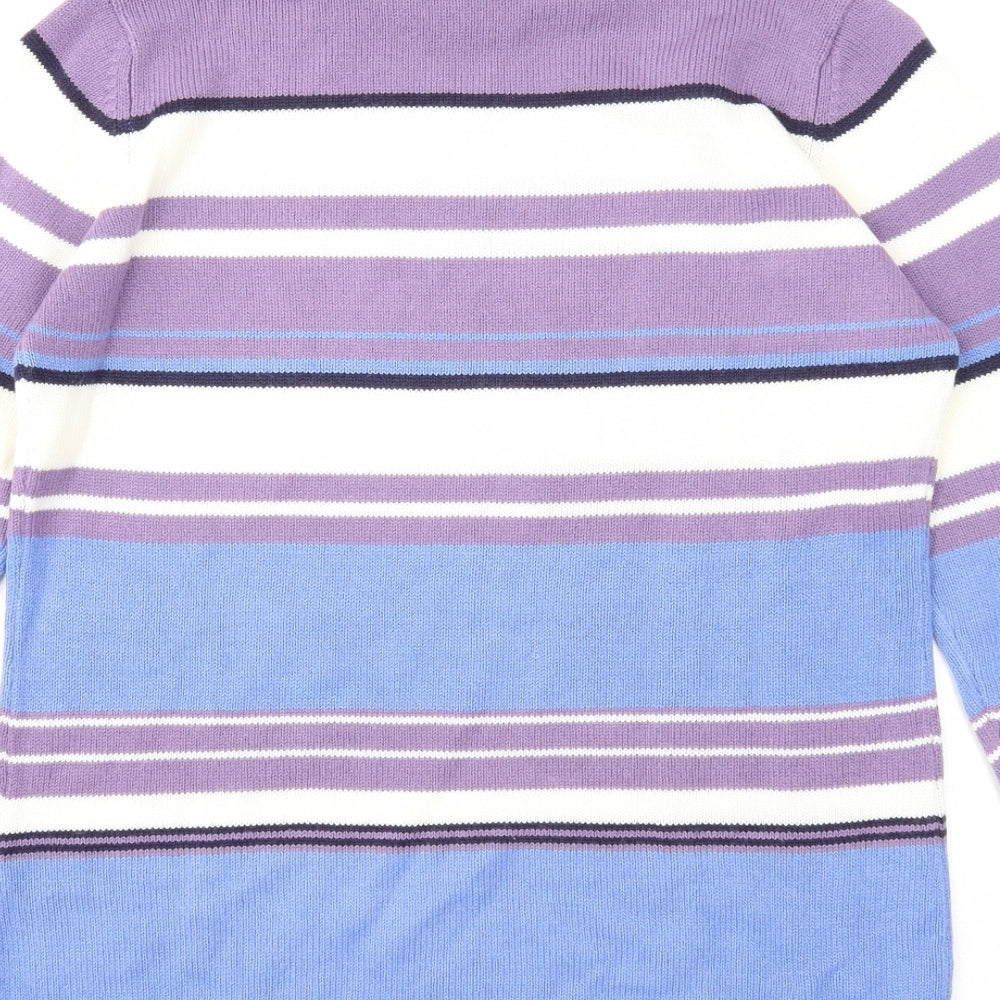 Womens UK Size 10 EWM Multicoloured Pullover Jumper