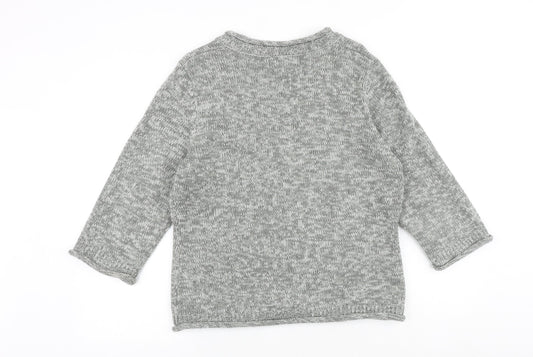 Womens UK Size L Wallis Grey Pullover Jumper