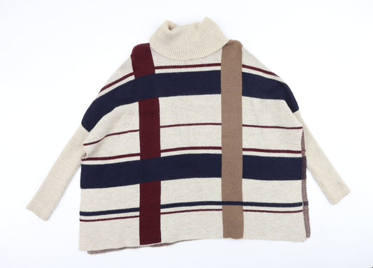 Womens UK Size S NEXT Multicoloured Pullover Jumper