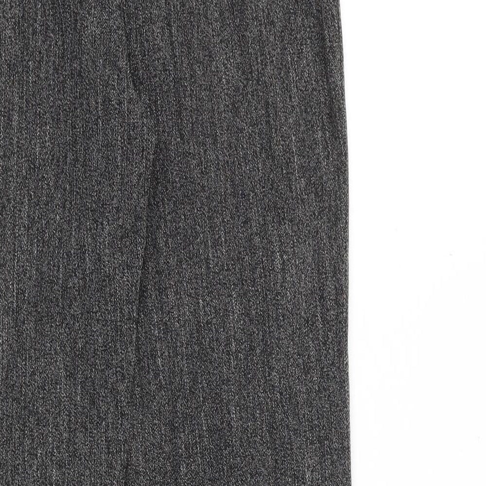 Womens UK Size 12 Dorothy Perkins Regular Fit Dress Pants Grey Trousers