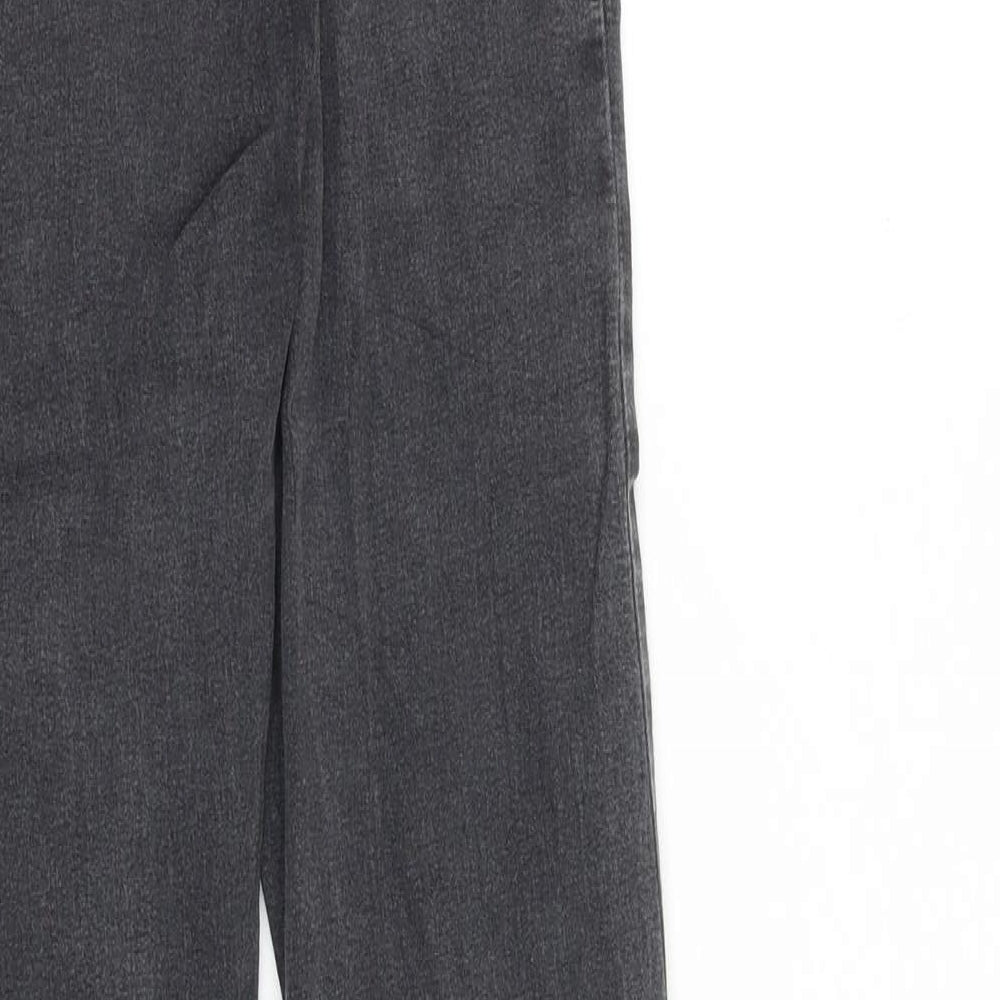 Topshop Womens Black Cotton Skinny Jeans Size 26 in Regular Zip