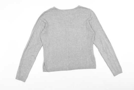 Womens UK Size L Minus Grey Cardigan Jumper