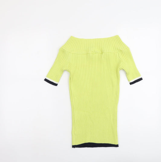 Womens UK Size 14 NEXT Green Pullover Jumper