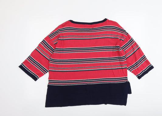 Womens UK Size 14 NEXT Multicoloured Pullover Jumper