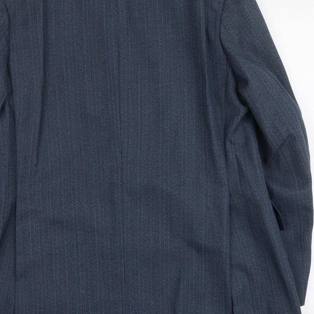 Mens UK Size L Marks and Spencer Regular Blue Suit Jacket