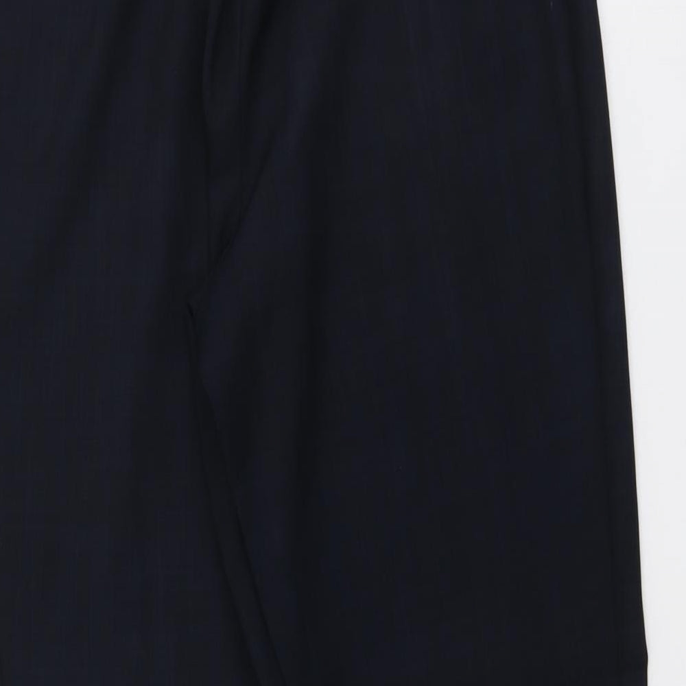 Womens UK Size 16 Marks and Spencer Regular Fit Carrot Blue Trousers