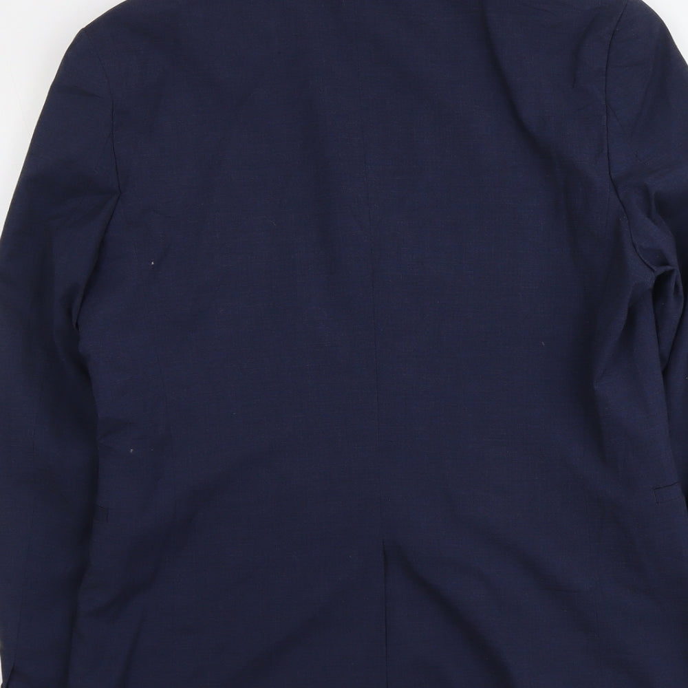 Mens UK Size M H&M Regular Blue Suit Jacket