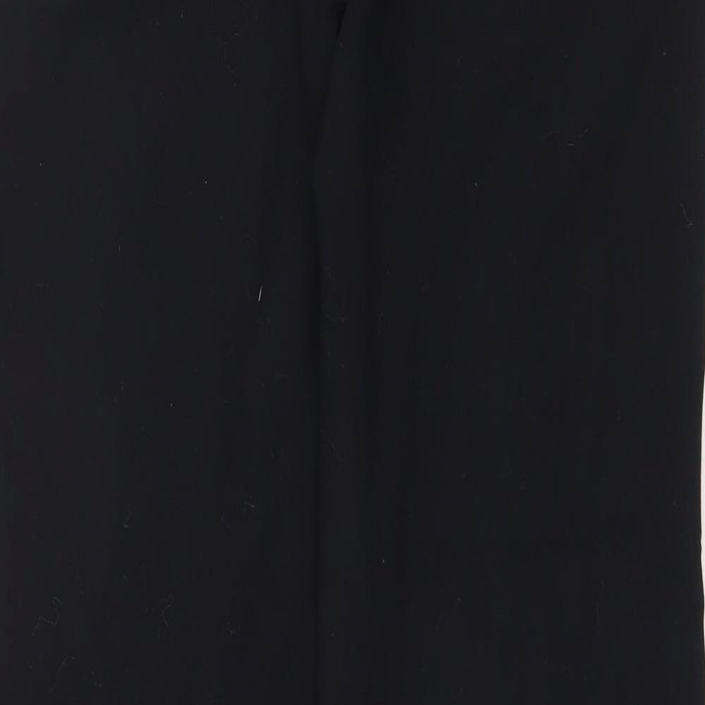 Womens UK Size 8 Spirit Regular Fit Black Trousers