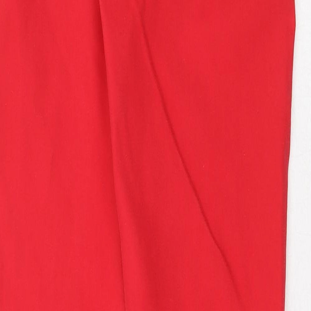 Womens UK Size 28 in H&M Regular Fit Skinny Red Jeans
