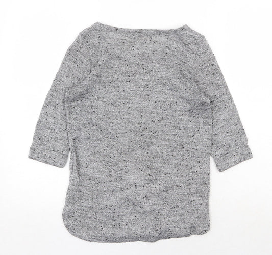 Womens UK Size 8 New Look Grey Pullover Jumper
