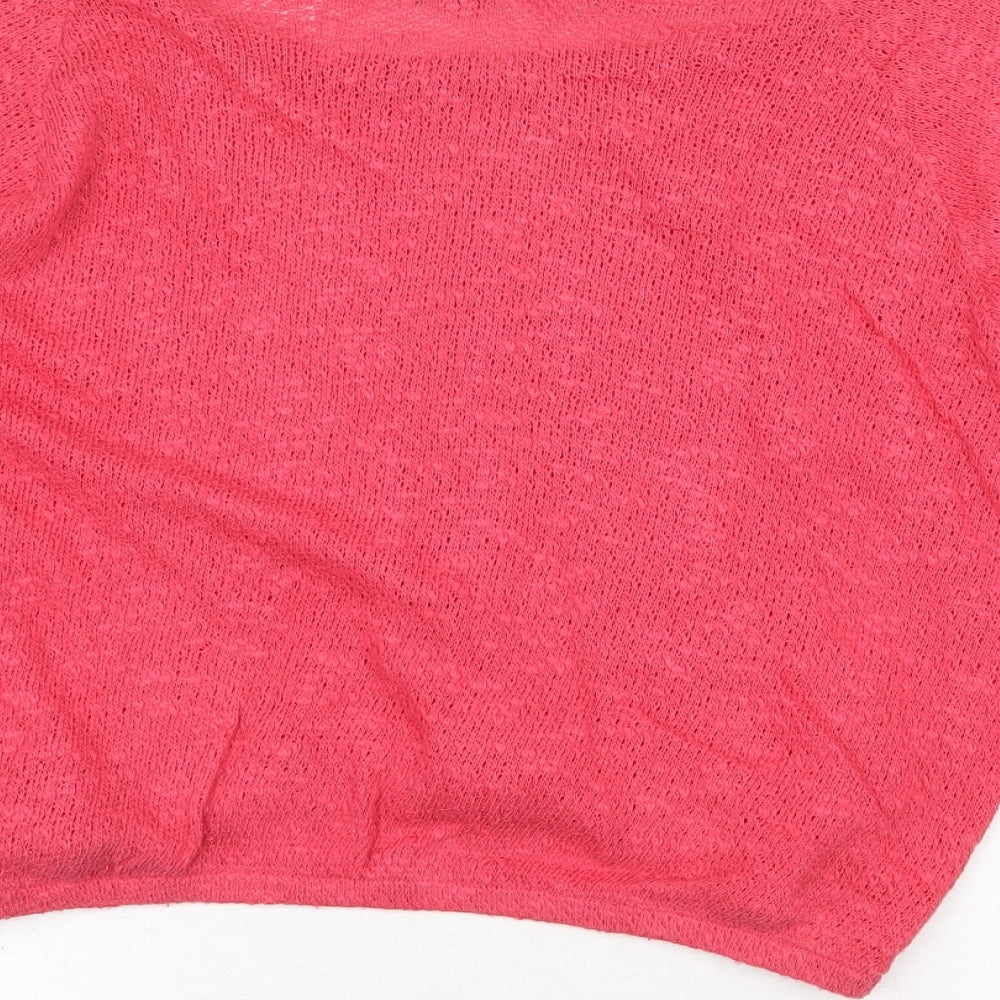 Womens UK Size 10 Topshop Red Pullover Jumper